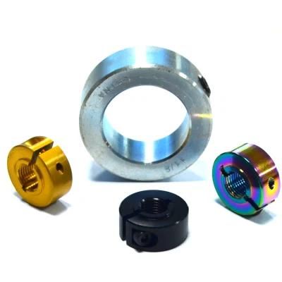 Anodized Oxide Colors Stainless Steel Aluminum Titanium Shaft Clamp Collar