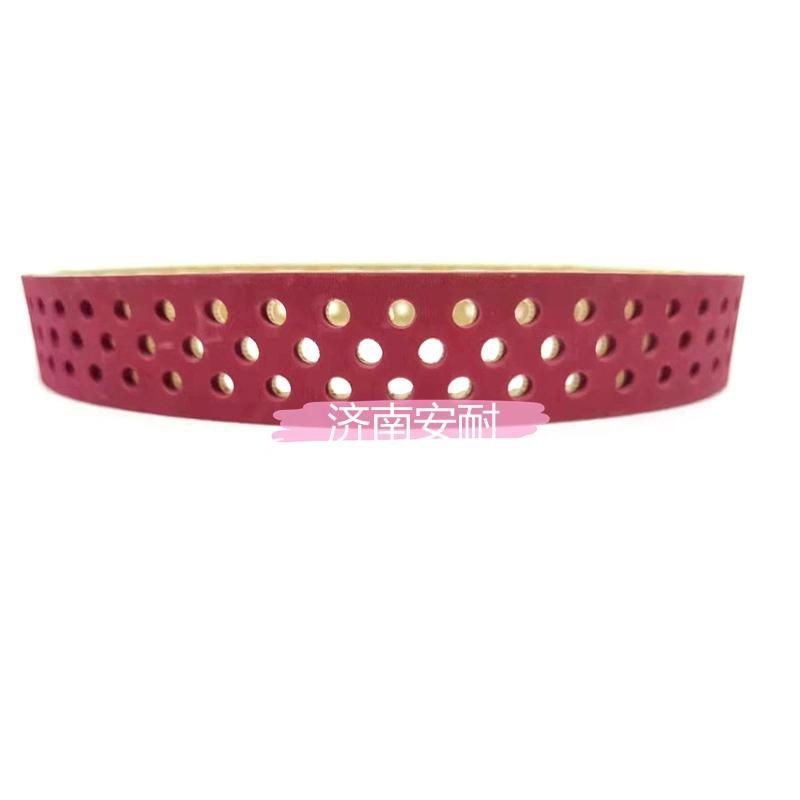 Annilte Red Rubber Flat Belt with Special Perforated Surface for Laminator