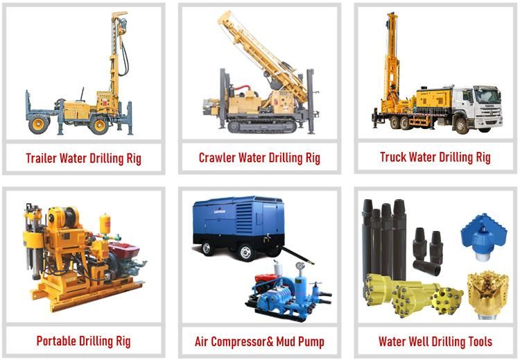 180m Skid Mounted Spline Vertical Water Well Drilling Rig Shallow Water Well Drilling Rig for Sales