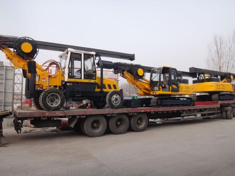 15m Maximum Hole Diameter 1.5m Wheeled 180 Rotary Drilling Rig