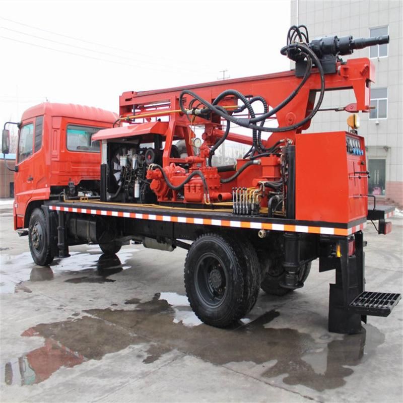 350m Truck-Mounted Water Well Drilling Rig Machine