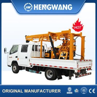 Hw-230c Truck Mounted Borehole Drilling Rig Prices/ 200m Deep Hydraulic Borehole Water Well Drilling Rig