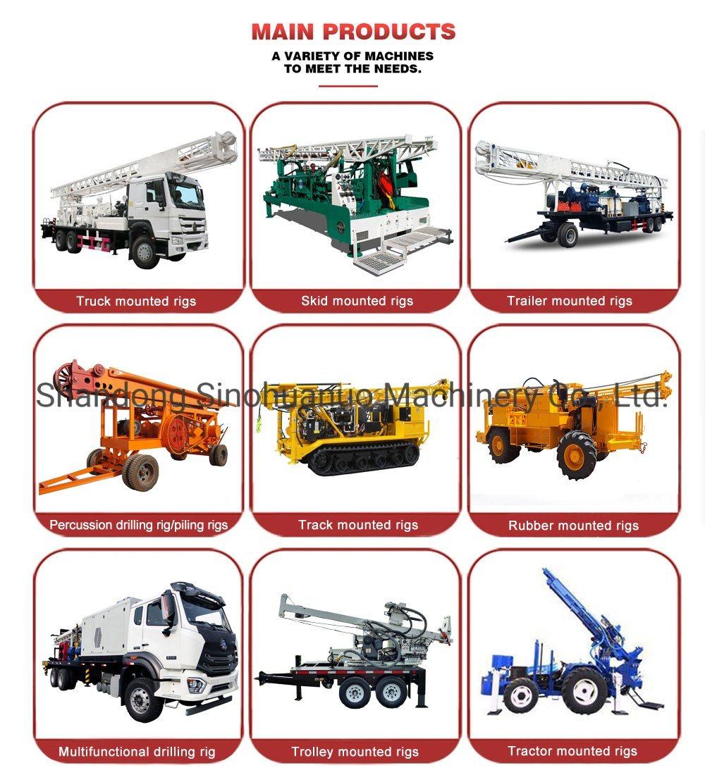500m 600m 700m Well Drilling Rig Which Work in Soil Sand and Rock