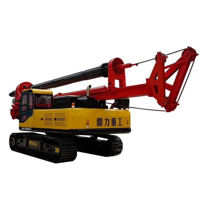 Maximum Depth 45m Small Rotary Hydraulic Pile Driver