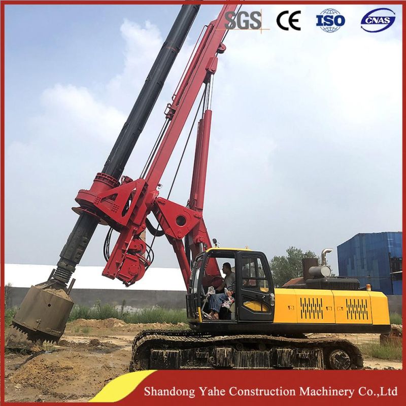 Maximum Depth 45m Small Hydraulic Rotary Drilling Machine