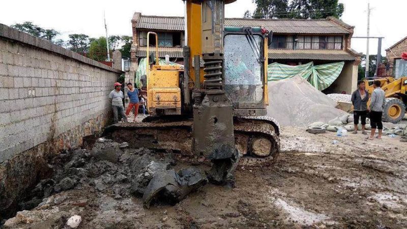 Tysim Drilling Rig Auger Bucket with Bullet Teeth for Hard Rock