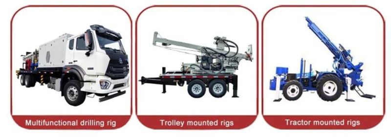 300m Portable Crawler Hydraulic DTH Rock Borehole Drill Machine/Water Well Drilling Rig