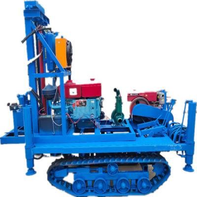 Hydraulic Water Well Drilling Rig Machine 120m Portable Diesel Small Water Well Drilling Rig