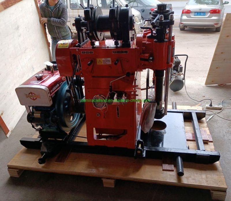 Wheel Trailer Mounted Water Well Borehole Rotary Drilling Rig (GY-150T)