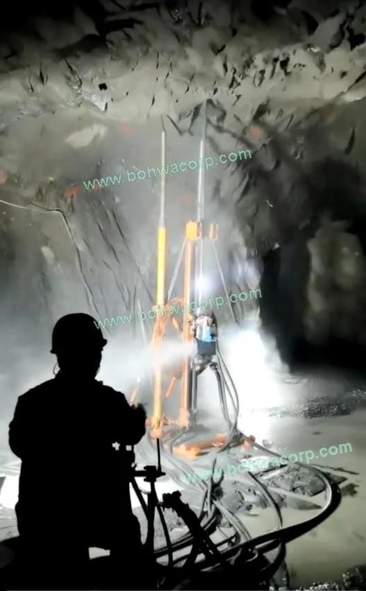 Tunnel Air Rock Bolts Drill Rig with Fan Holes Drilling