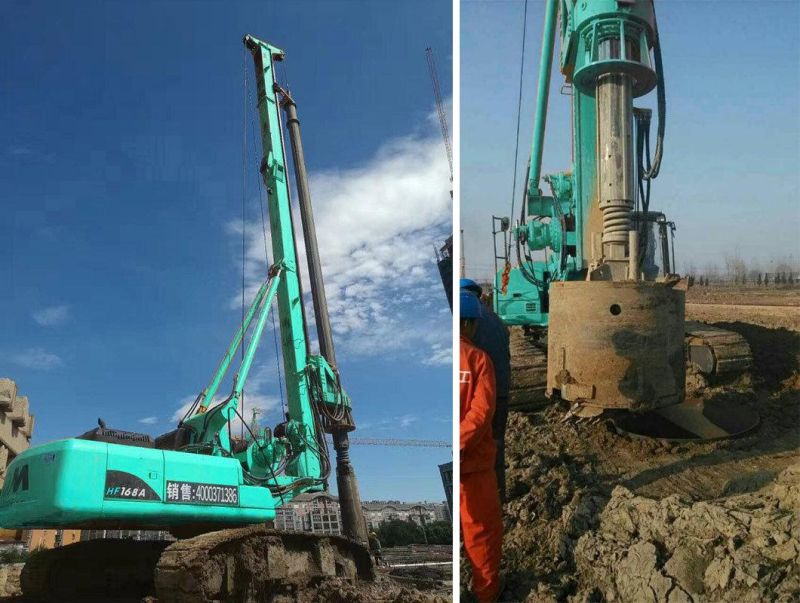 Well Received in Africa Hf168A Hydraulic Bore Pile Drilling Machine