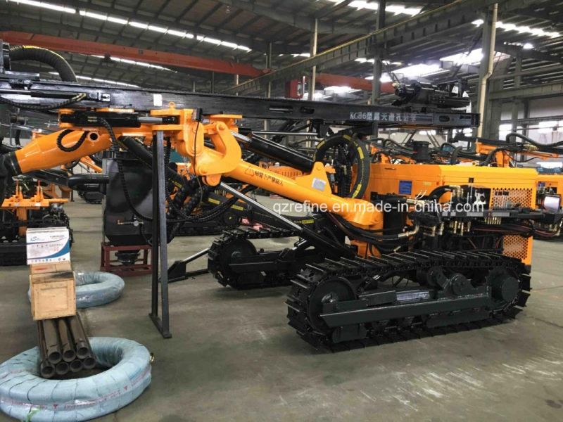 Kaishan Dia. 90-115mm 25m Depth KG410H DTH Boring Rig with dust remover