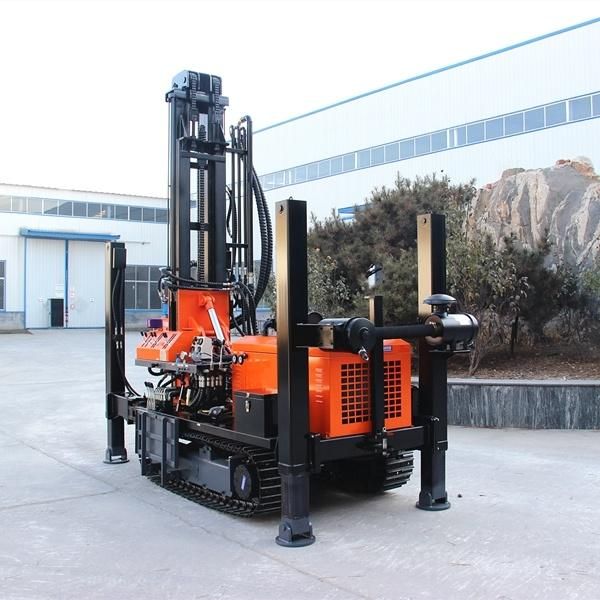 Dminingwell China Portable Crawler Mounted Mobile Water Well Drilling Rig Machine Depth 180m Mwx180