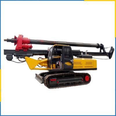 35m Wheeled Construction/Rotary Borehole Drilling Machine for Engineering Construction Foundation