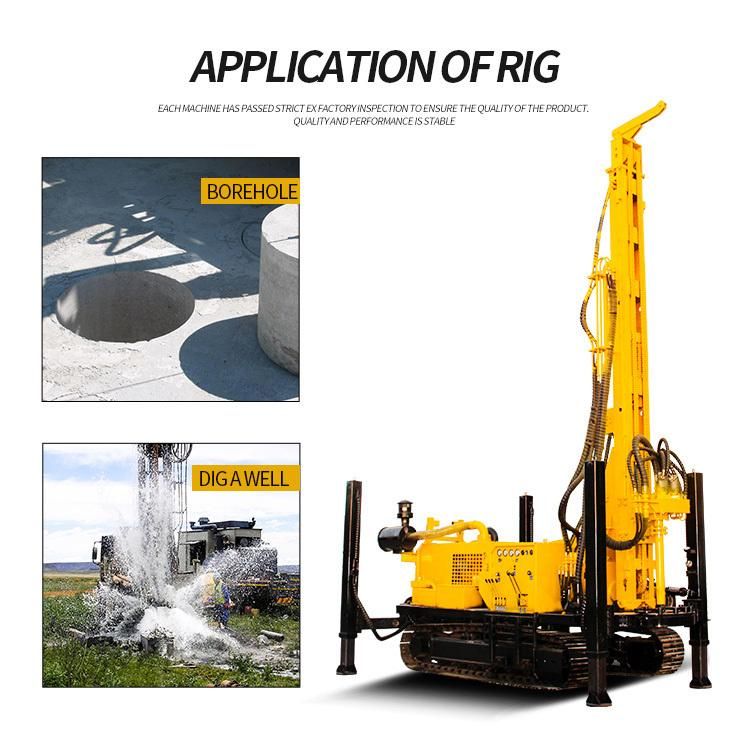 450m Hard Rock Water Well Drilling Rig