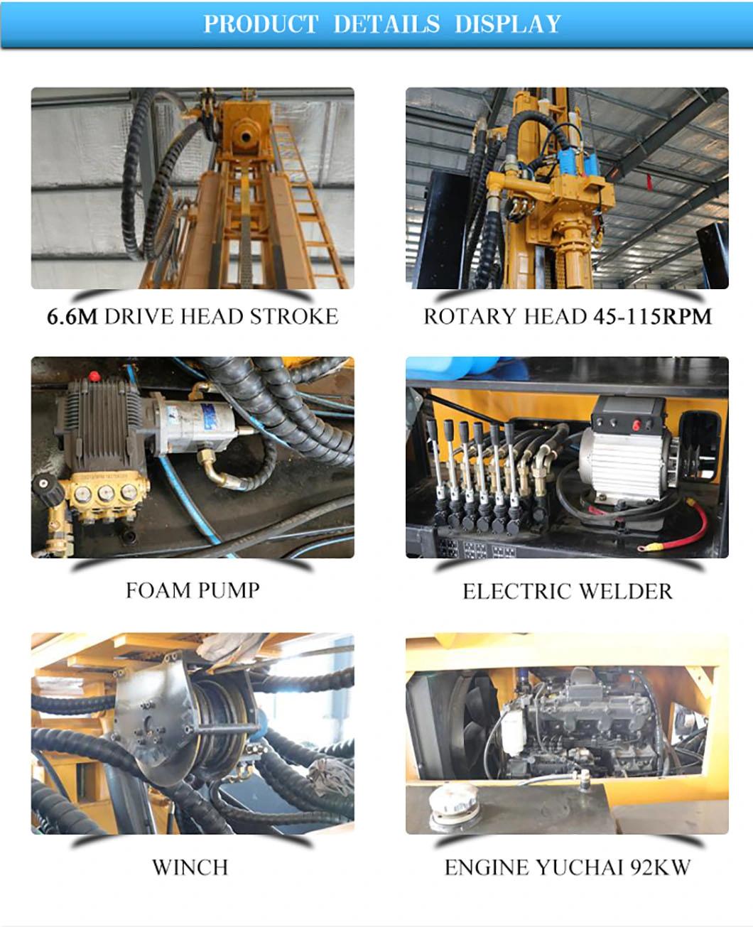 Jk-Dr 400 Diesel Engine Crawler Type Water Well Drilling Rig Machine for Sale