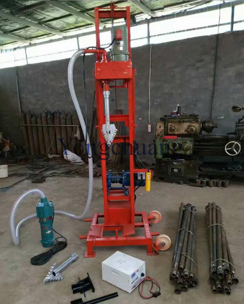 Homemade Water Well Drilling Machine with Drill Pipe and Drill Bit