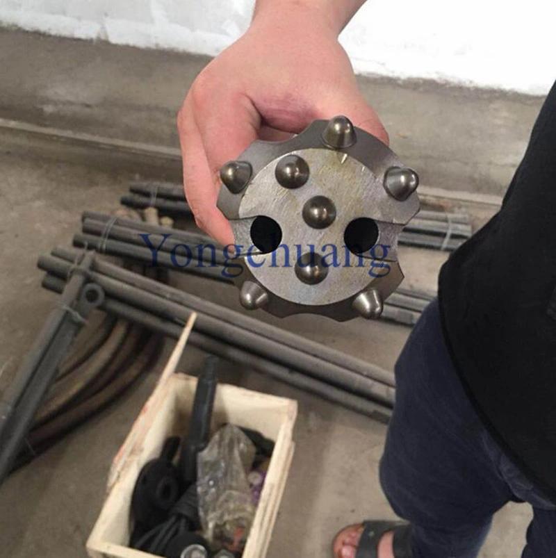 Borehole Drilling Machine with Drill Pipe and Drill Bit