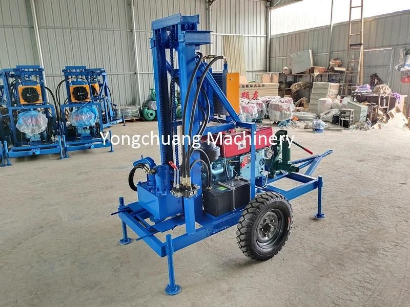 Portable Drilling Rig with Drill Pipe and Drill Bit