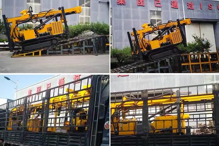 China Sell Tracked Chassis Gradeability 30 Pneumatic Drilling Rigs