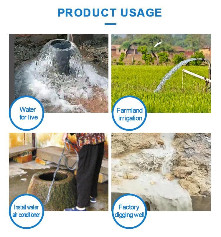 100m Portable Borehole Digging Machine Water Drilling Rig Machine