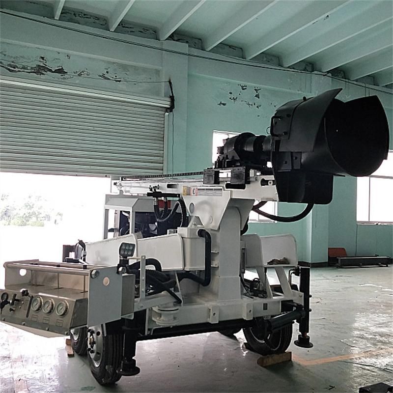 200meters Deep Wheel Type Well Drilling Rig for Water Well