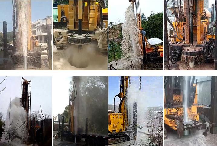 Sell Pneumatic Water Well Crawler Drilling Rig with 30 Gradeability