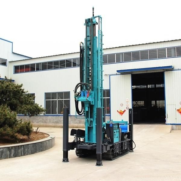 Drilling Depth 100 to 1000 Meter Crawler Pneumatic Rotary Water Well Drilling Rig Machine Prices for Sale