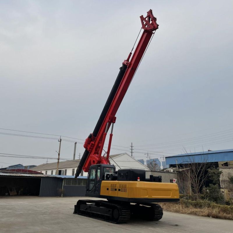 Borehole Drilling Machine Hydraulic Rotary Piling Equipment for 30m Depth