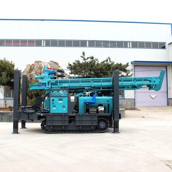 300 Meters Deep Highly Efficient Tailer Mounted Water Well Drilling Rigs for Sale