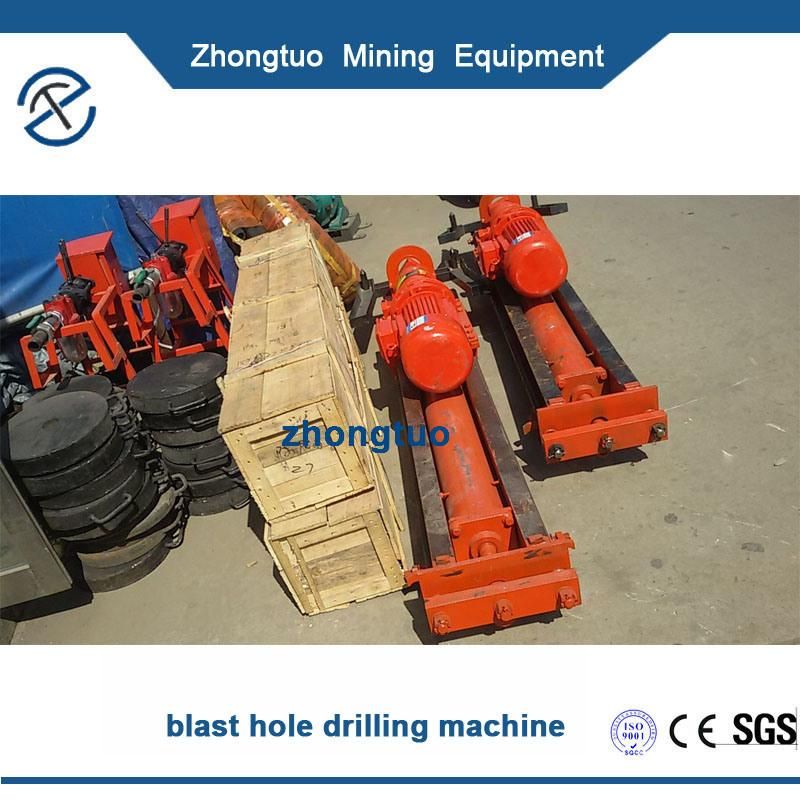 Hydraulic DTH Rock Drill Electric Drilling Rig with Air Compressor