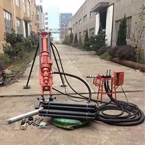 Electric DTH Drilling Rig Drill with Air Compressor