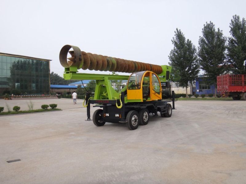 Factory Manufacturer Wheeled 360-8 Hydraulic Rotary Drilling Rig Pile Driver