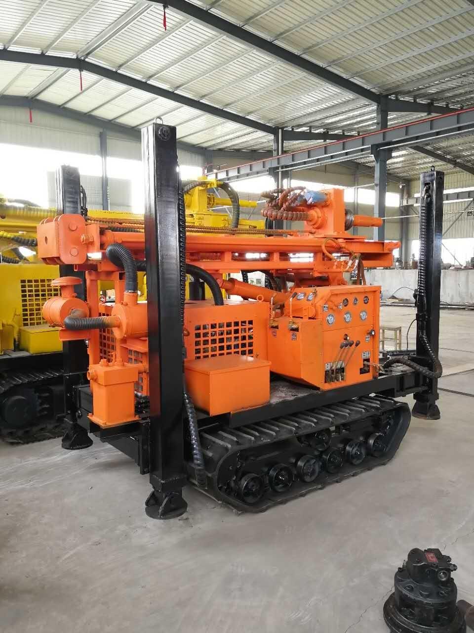 Crawler Mounted Air Water Well Drilling Rig 400m