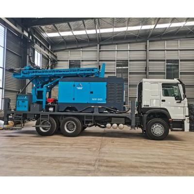 Dminingwell Used 600m Truck Mounted Deep Borehole Water Well Drilling Rig Machine for Sale