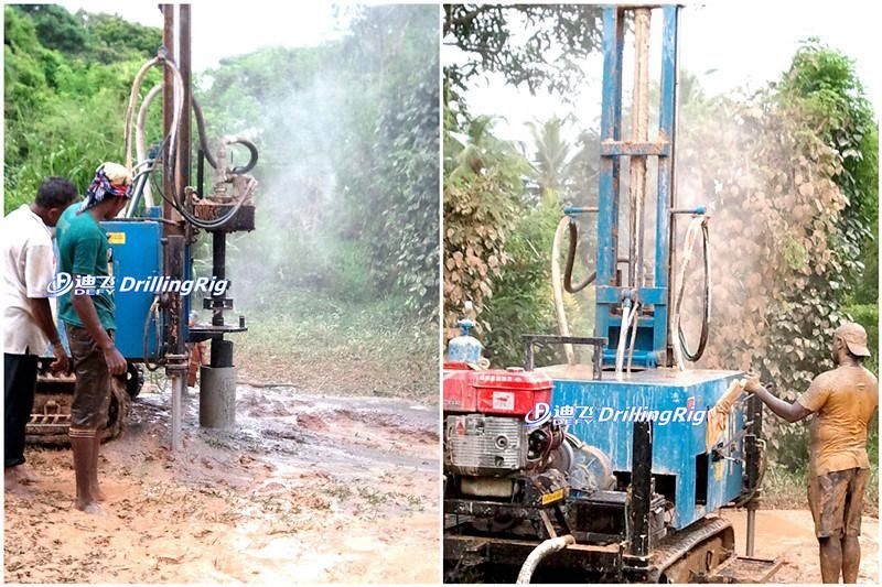 Rock Granite Water Well Drilling Rig with High Efficienct