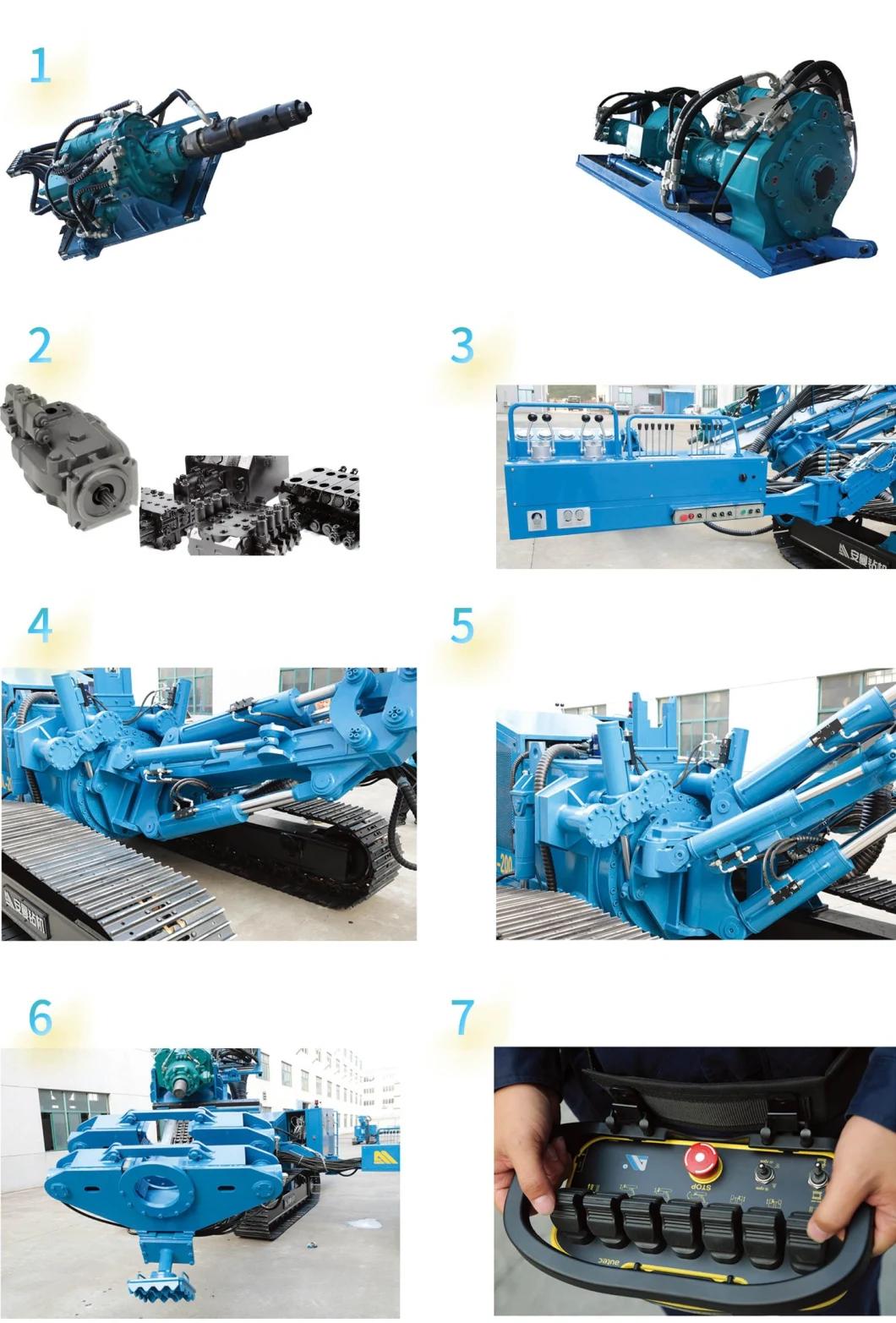 Motor Mounted Rig Well Drilling Borehole Geotechnical Machine