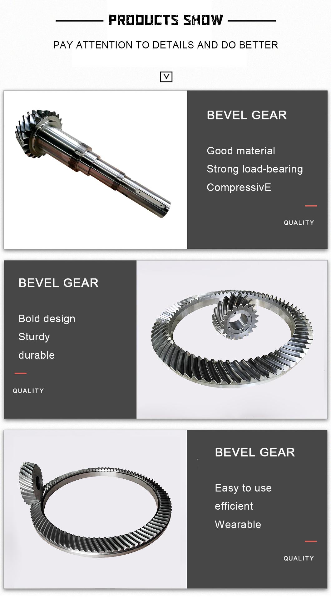 Reduction Planetary Zp495 Spiral Bevel Gear Rotary Table Parts