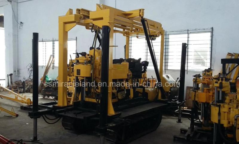 Crawler Mounted Hydraulic Mud Rotary Borehole Water Well Core Drilling Rig Price (YZJ-200Y)