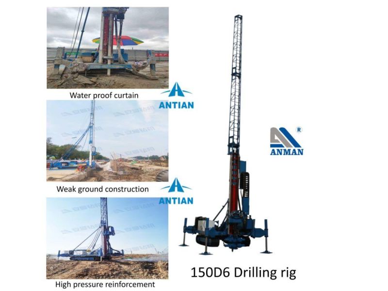 Gp-120 Building The Observation Well Environmental Sampling Drill Rig