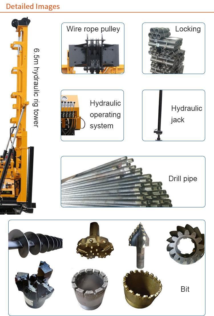 Wheel Mounted Potable Used Drilling Machine in Japan