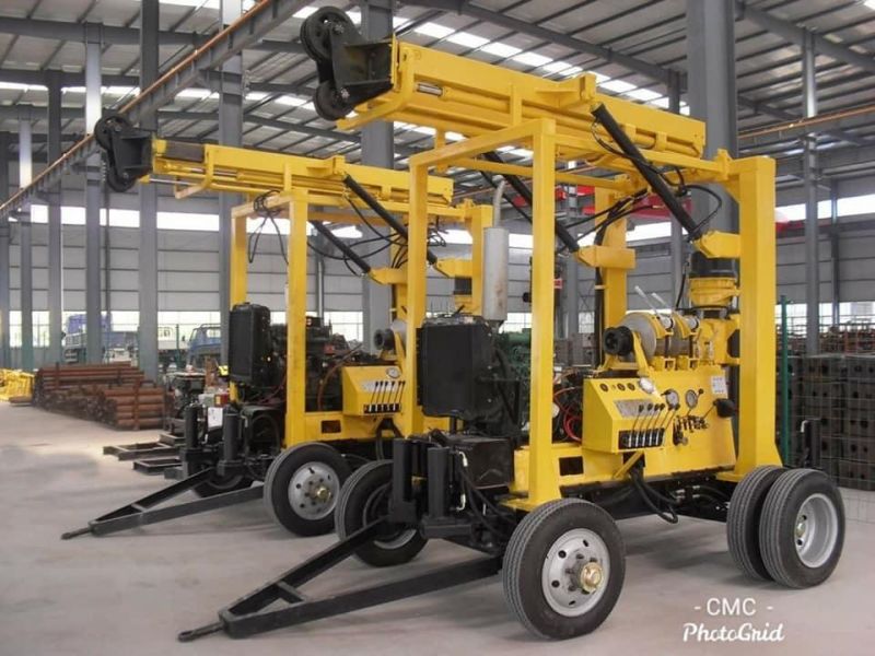 Trailer Type Deep Water Well Drilling Equipments Machine for Sale