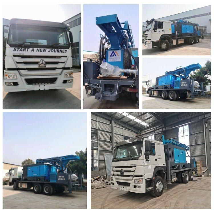 Dminingwell Used 600m Truck Mounted Deep Borehole Water Well Drilling Rig Machine for Sale