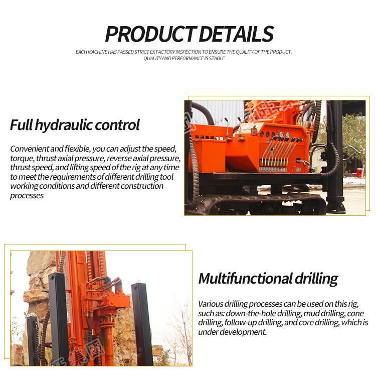 Hw160 Machinery Drilling Rig Portable DTH Drilling Rig for Water Well