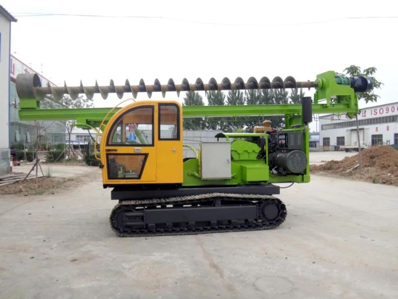 Crawler 360-6 Long Screw Pile Driver Hydraulic Press Piling Machine with Fast Piling Speed for Sale