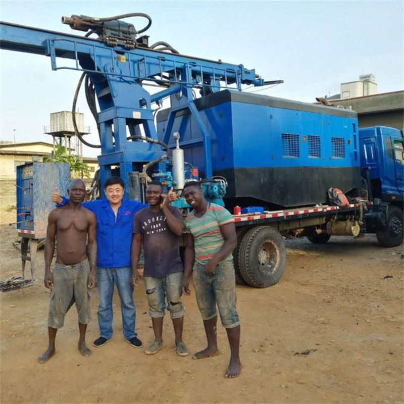 350m Truck-Mounted Water Well Drilling Rig Machine