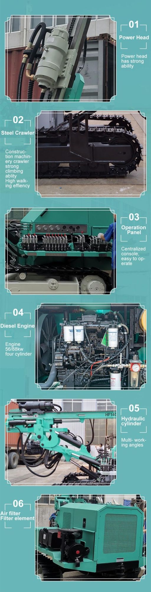 Hfq65 Drilling Machine for Open-Air Blast Drilling Operations