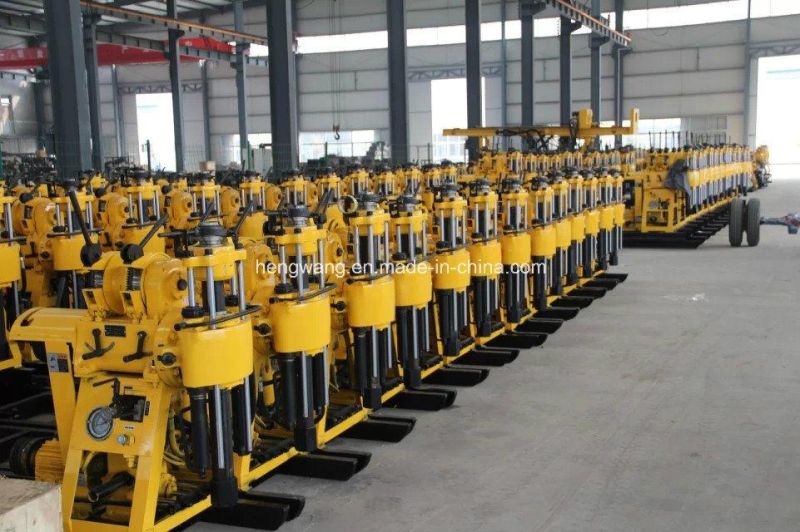 200m Depth Soil Investing Mining Borehole Water Well Core Drilling Rig Machine