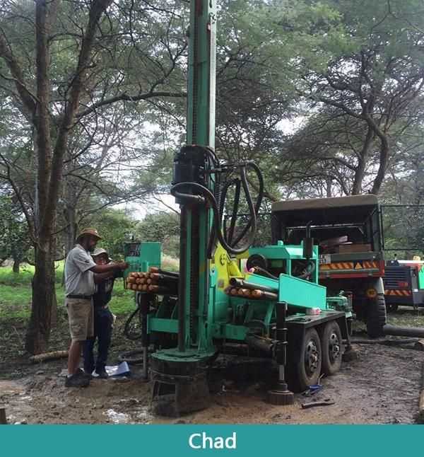 Hf150t Trailer Water Well Drilling Rig Work with Mud Pump