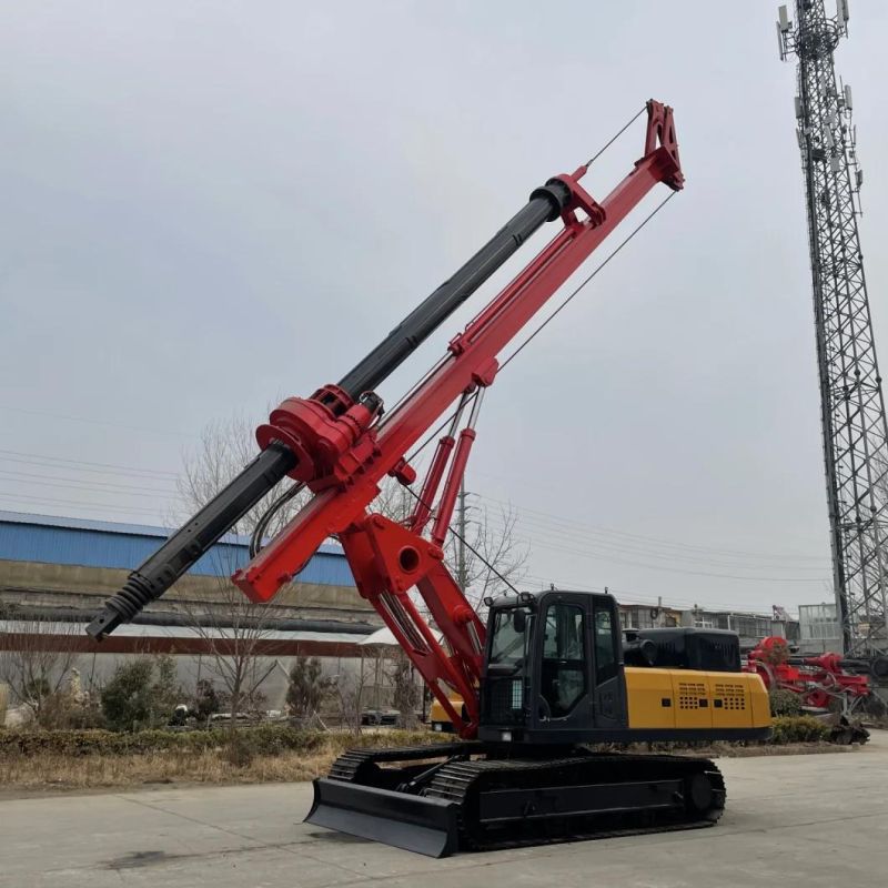 Dr-130 Hydraulic Pile Driver Machine Mini Pile Driving Rotary Drilling Rig